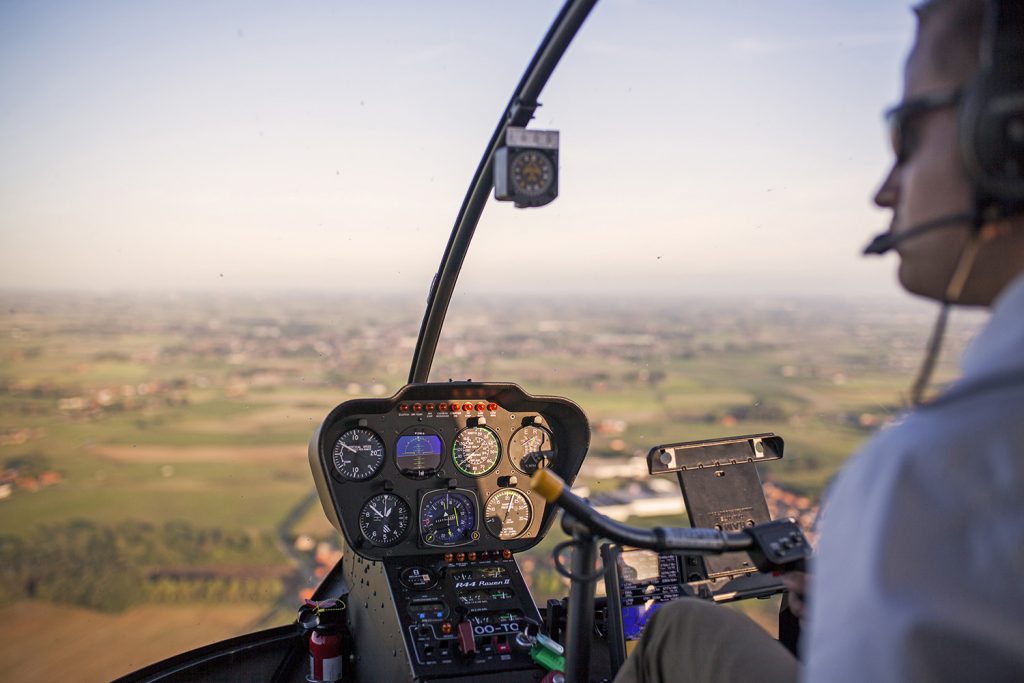 Leren helikopter vliegen